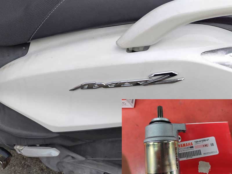 セルモーター交換